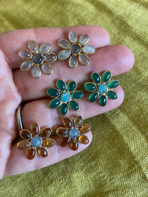 Daisy Gem Studs