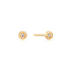 Gold Dot Diamond Studs