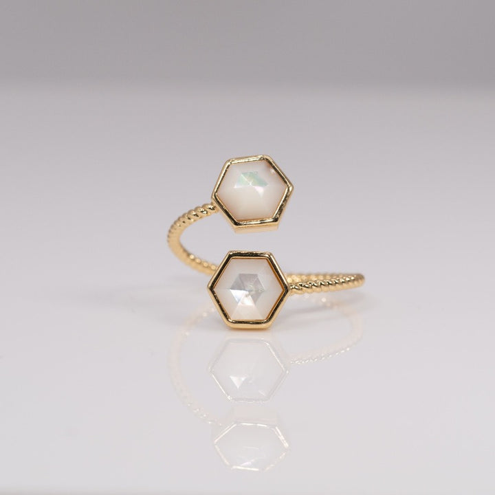 Duo Twisted Stack Ring