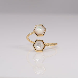 Duo Twisted Stack Ring