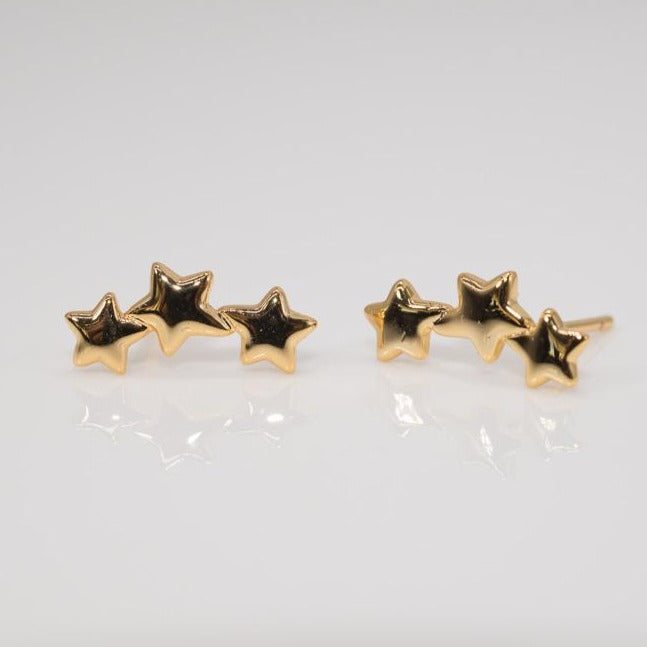 Triple Star Studs