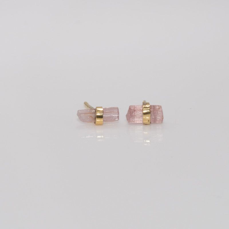 Tourmaline Tube Studs