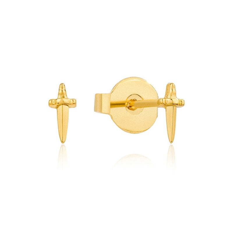 Gold Bitsy Dagger Studs